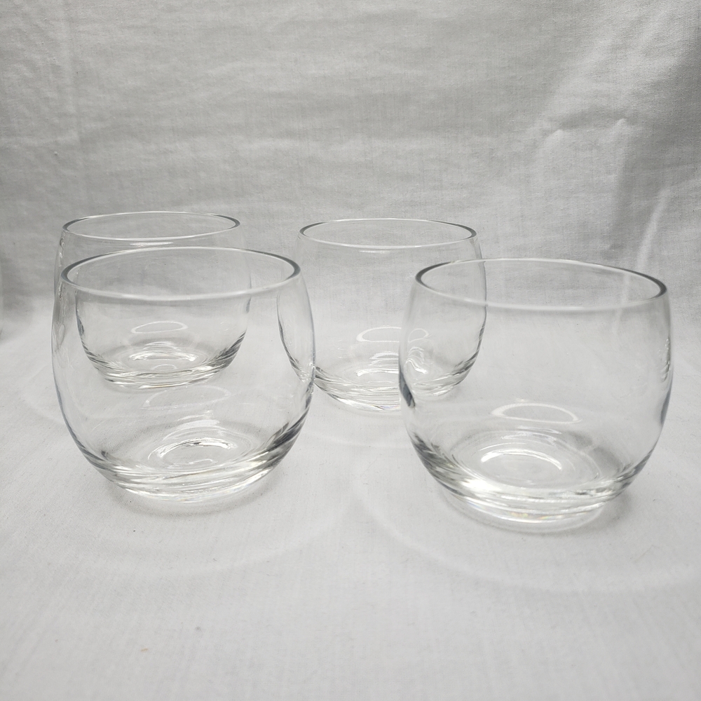 Four Small MCM Roly Poly Cocktail Glasses